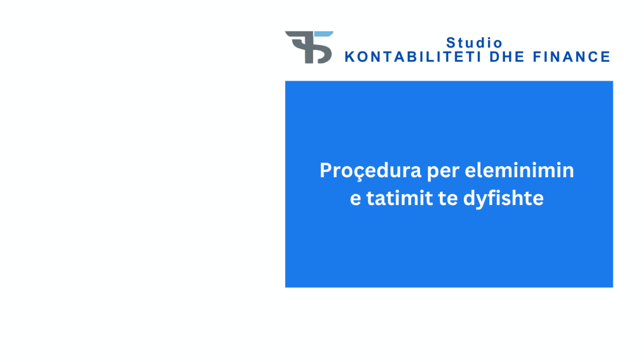 Eleminimi i tatimit te dyfishte