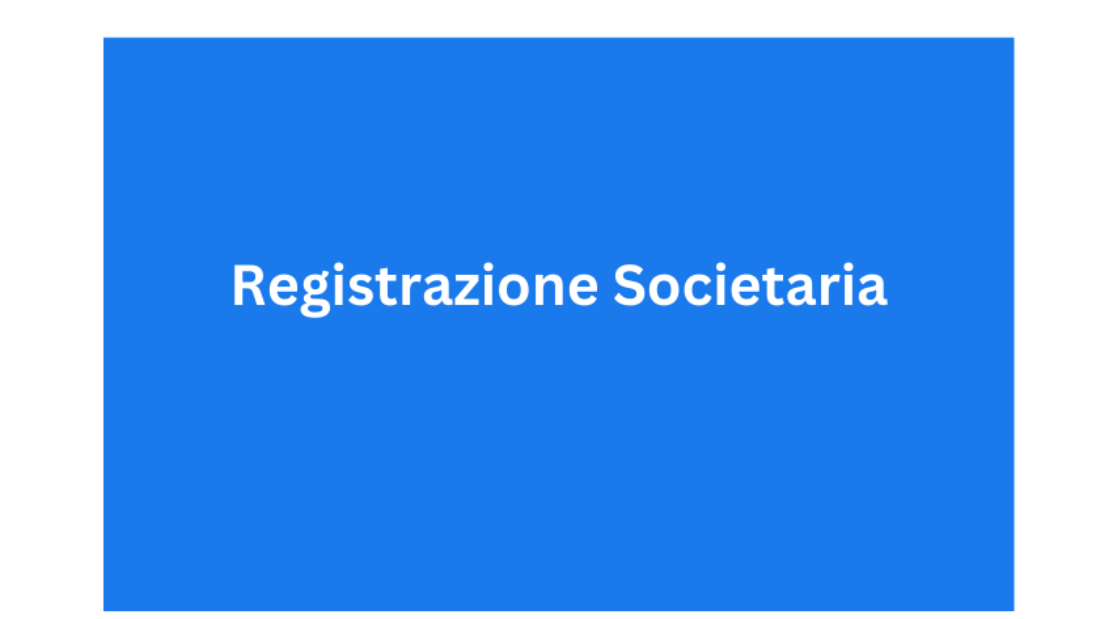 Registrazione Societaria